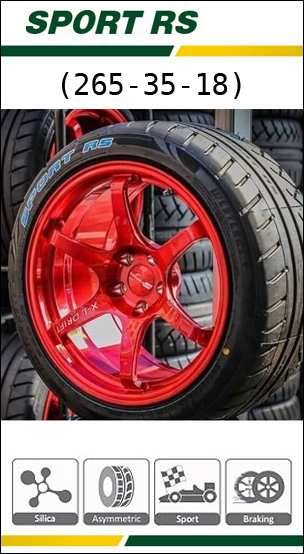 Republic of Ireland (265-35-18) – Sports RS Tyre Semi Slick – From €60. ...